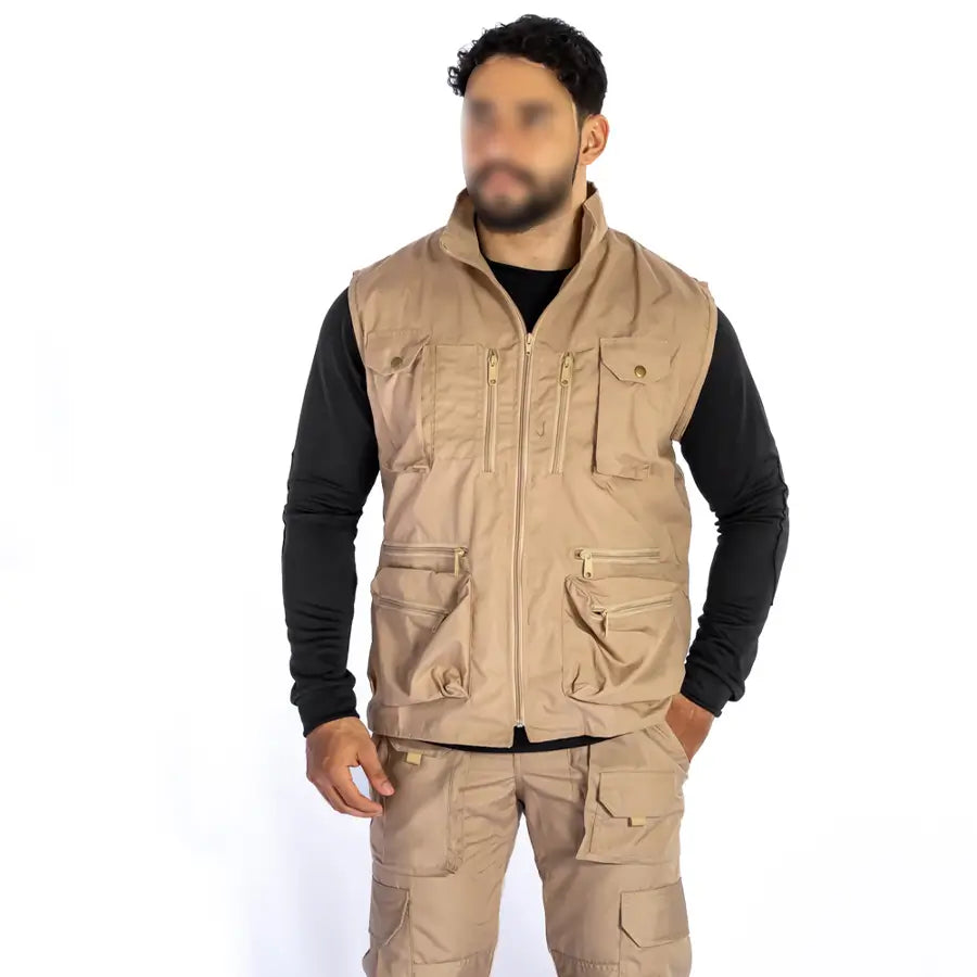 Chaleco Tipo Escolta Beige