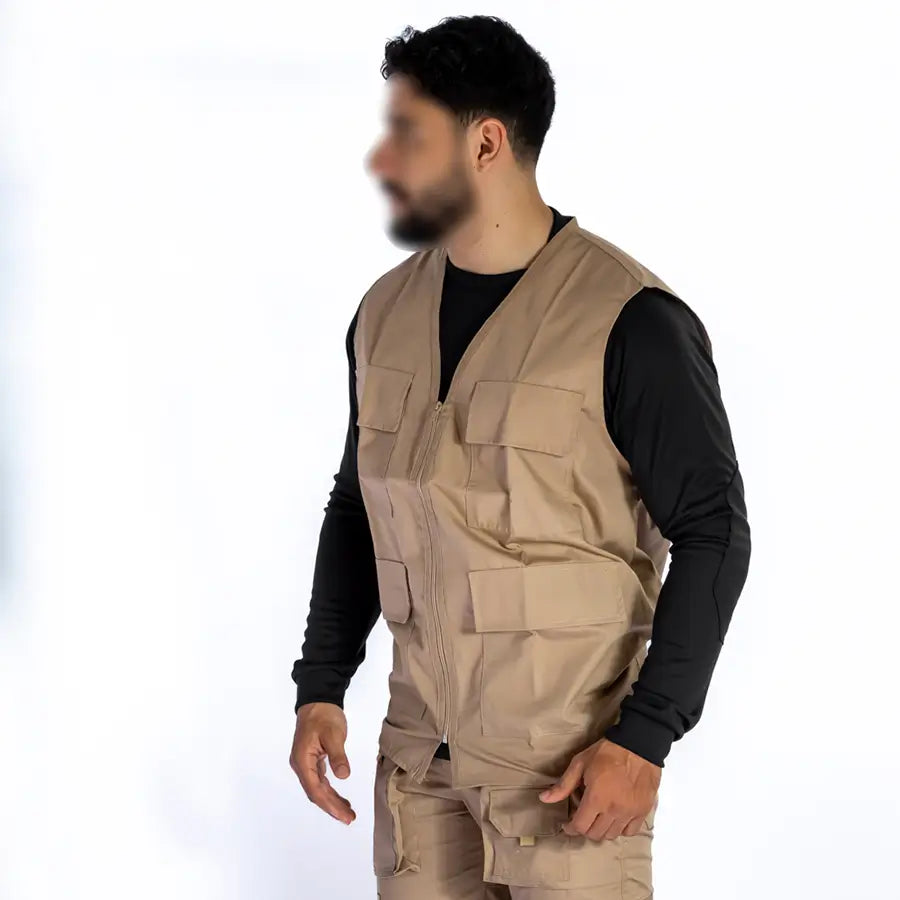 Chaleco Tipo Escolta Beige