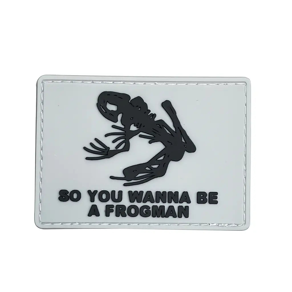 Parche PVC Rana Gris