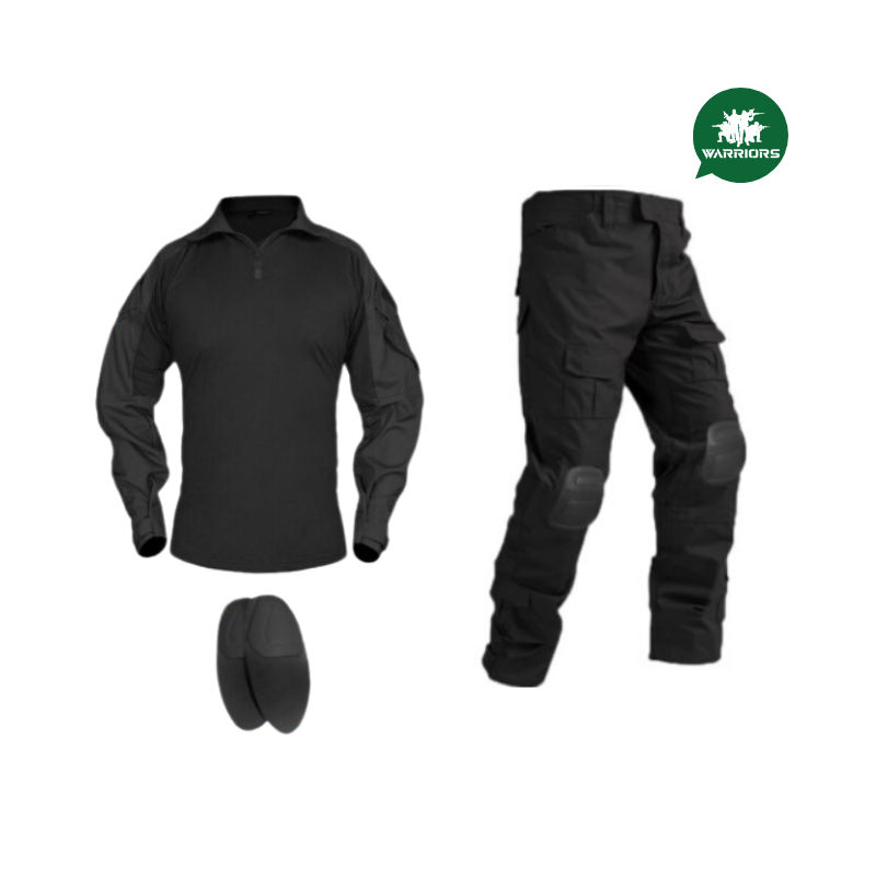 Conjunto Táctico Negro Uniforme