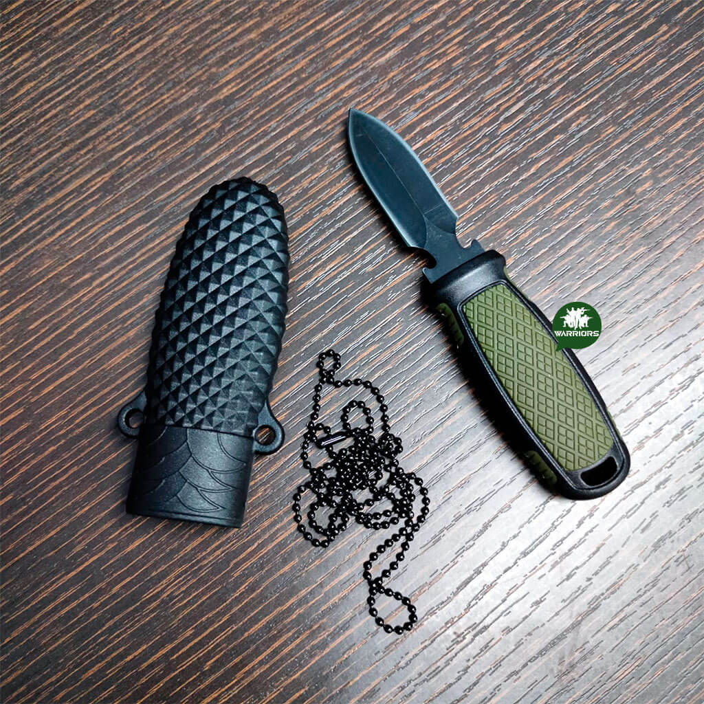 Cuchillo Collar Verde 558B