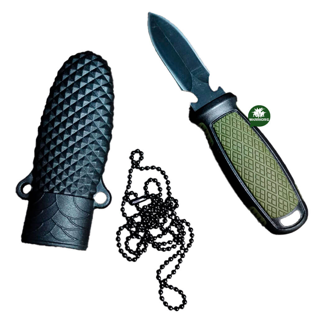 Cuchillo Collar Verde 558B