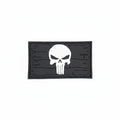 Parche PVC Bandera Punisher Blanco