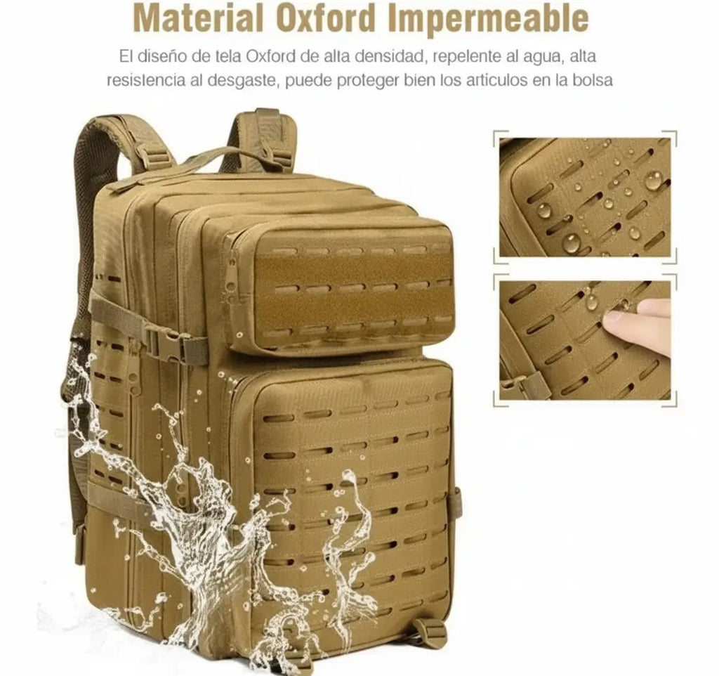 Morral Tactico 40L 758-10 Negro