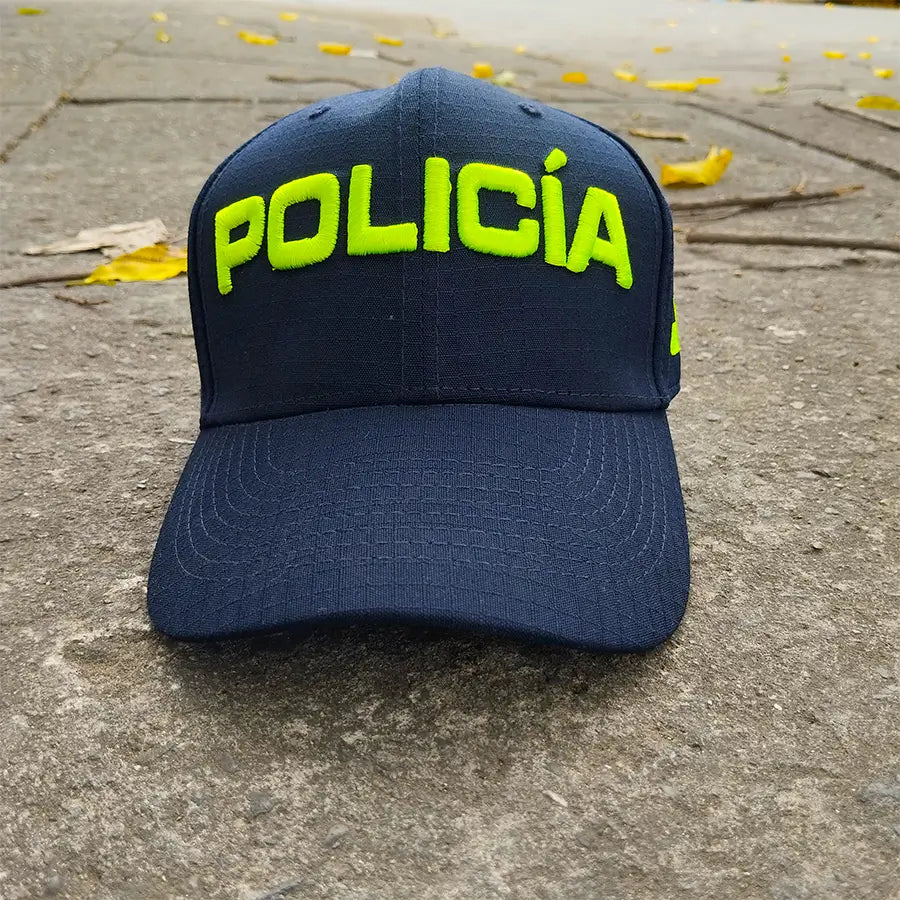 Gorra Beisbolera POLICIA Azul