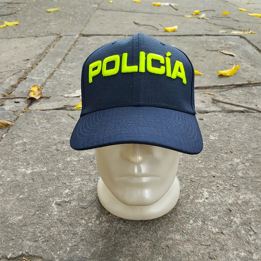 Gorra Beisbolera POLICIA Azul