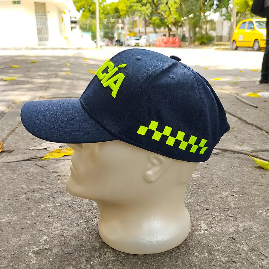 Gorra Beisbolera POLICIA Azul