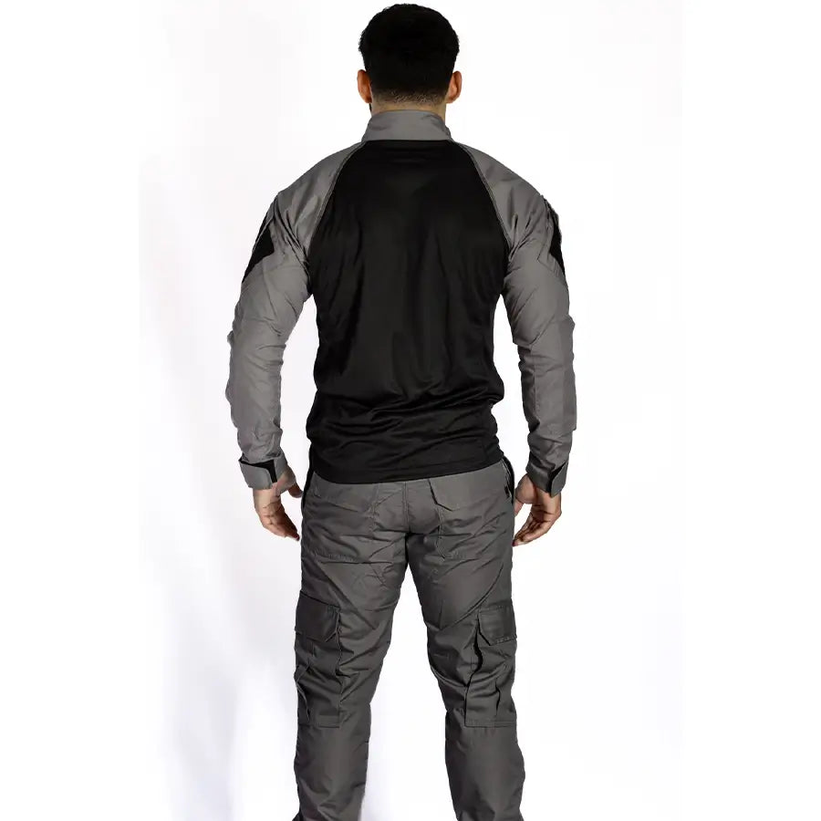 Pantalon Tactico Cargo 8 Bolsillos Gris Raton