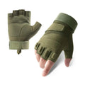 Guante Tactico Medio Dedo AG Verde
