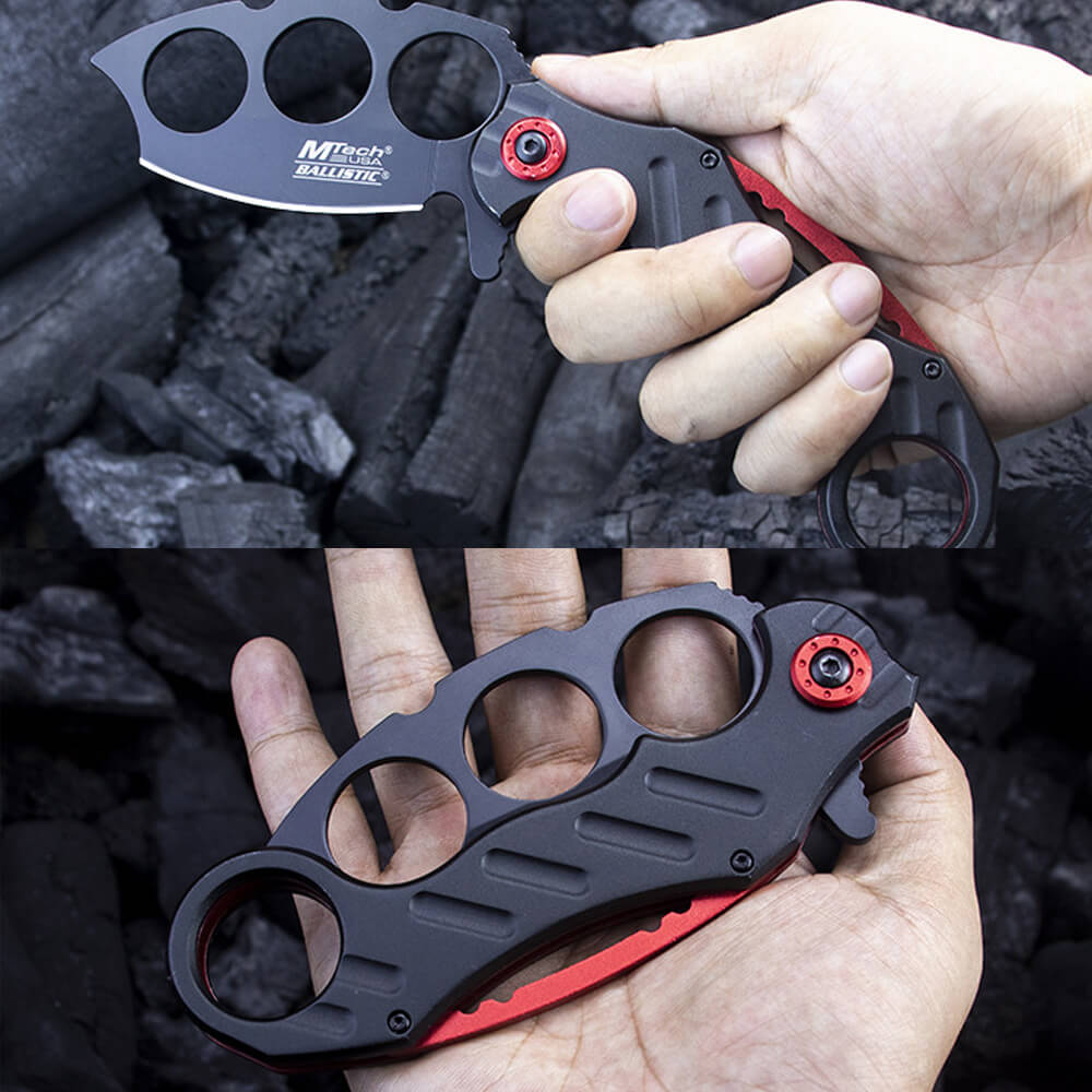 Navaja Manopla MT EV0432 Rojo