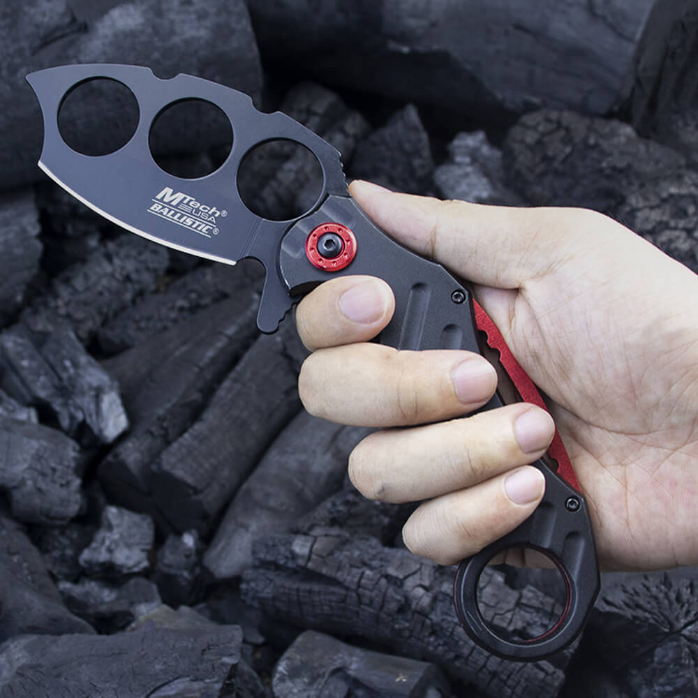 Navaja Manopla MT EV0432 Rojo