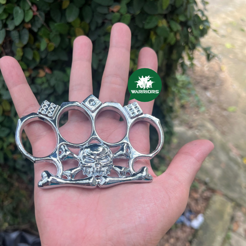 Manopla Cráneo Dados Cromado