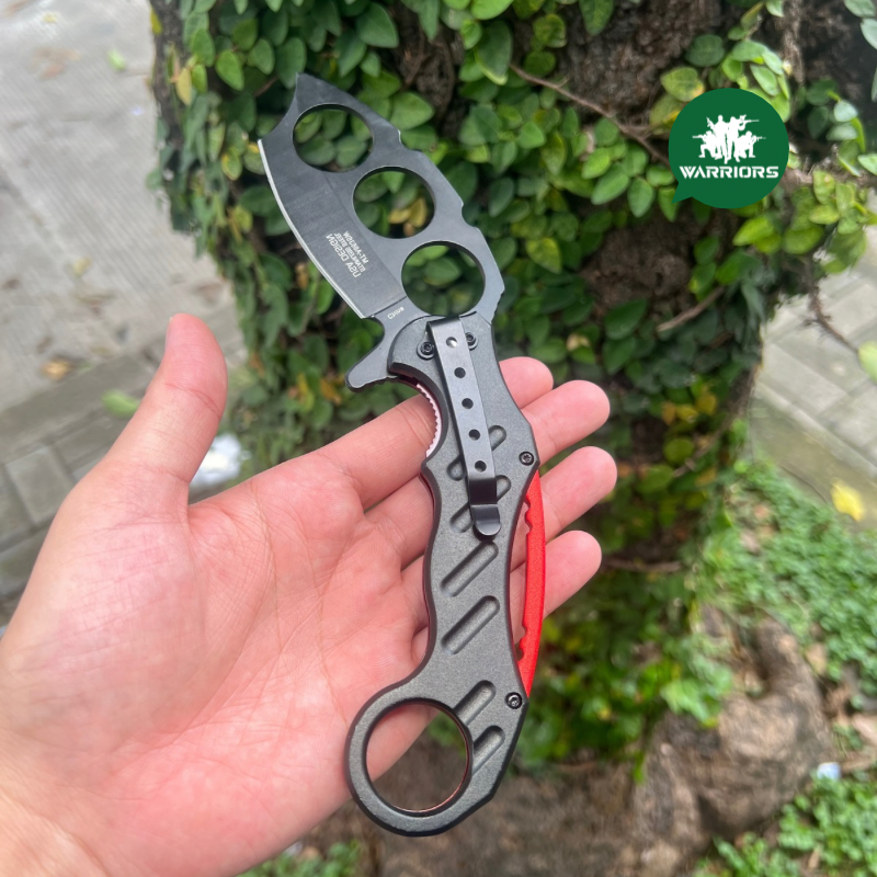 Navaja Manopla MT EV0432 Rojo