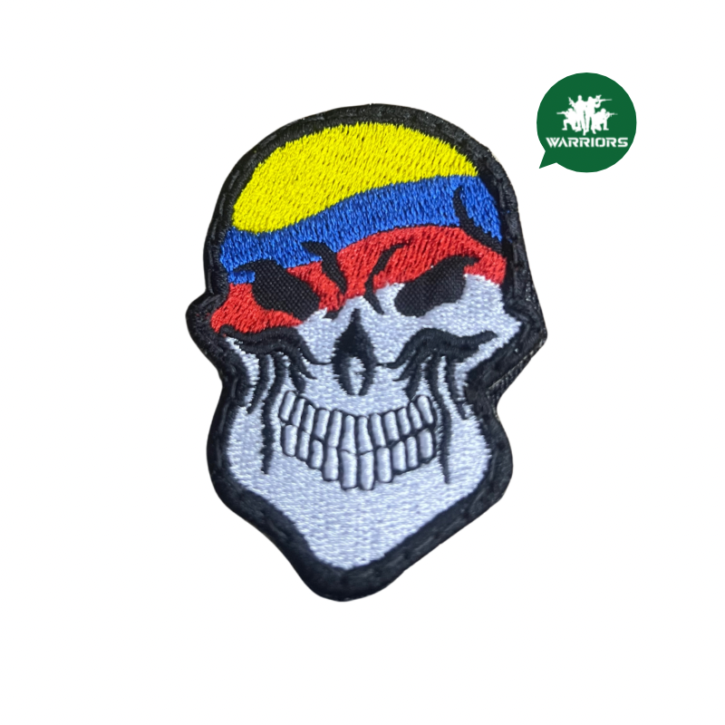 Parche Calavera Colombia Grande