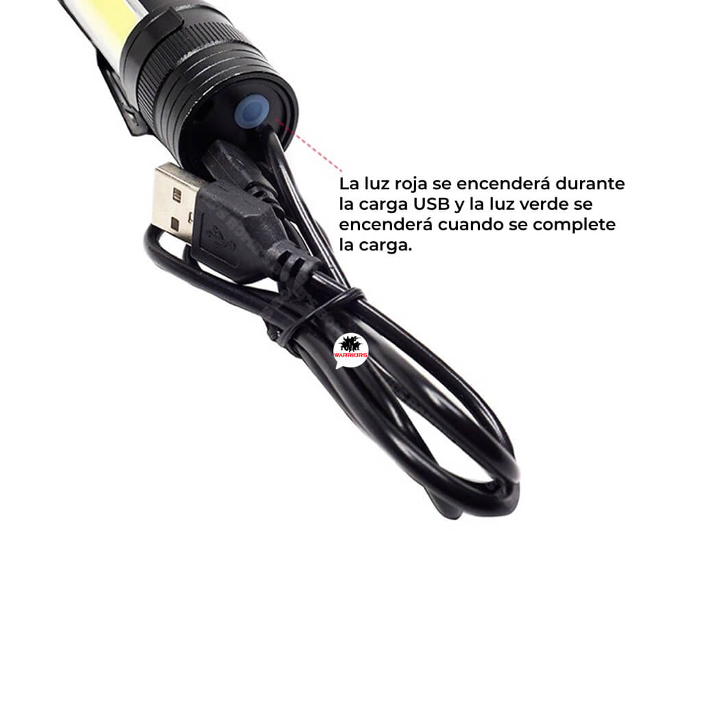 Linterna PL828 USB Recargable