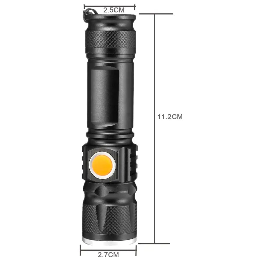 Linterna Pequeña Recargable USB – Warriors Colombia