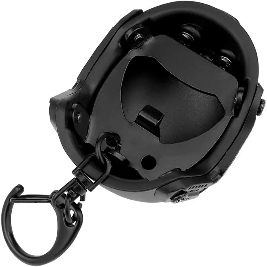 Llavero Casco Tactico Abrebotellas Negro