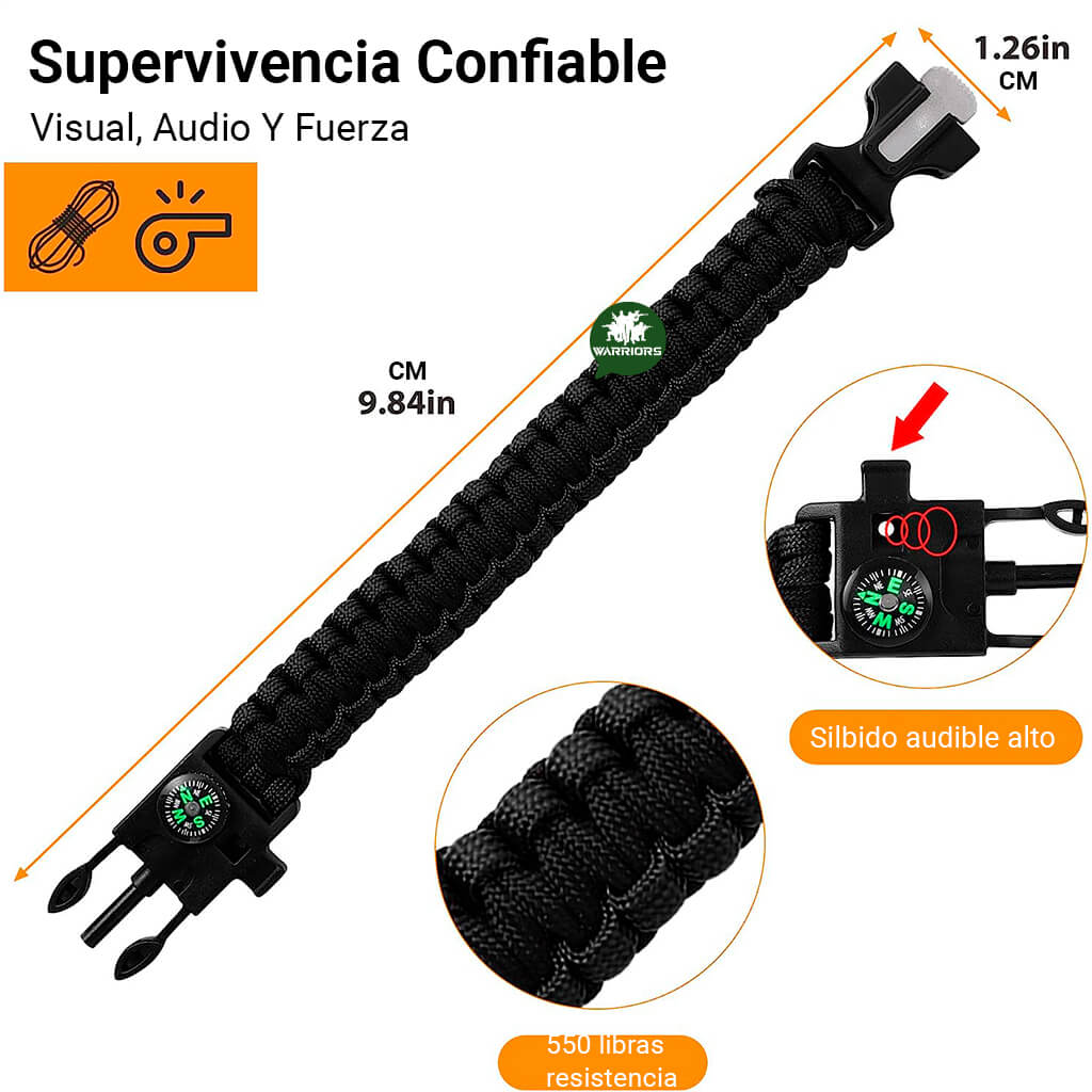 Manilla Supervivencia Brujula