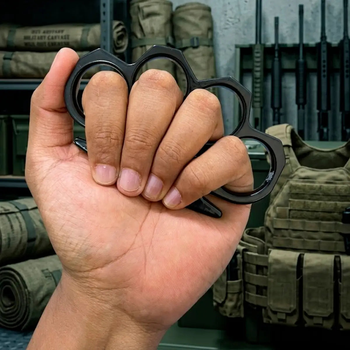 Manopla Estandar USA Negra (M14)