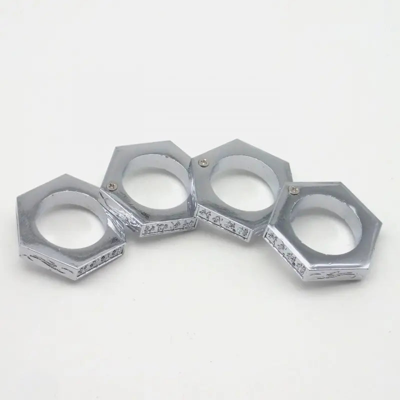 Manopla De Anillos Exagonales