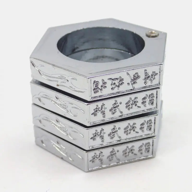 Manopla De Anillos Exagonales