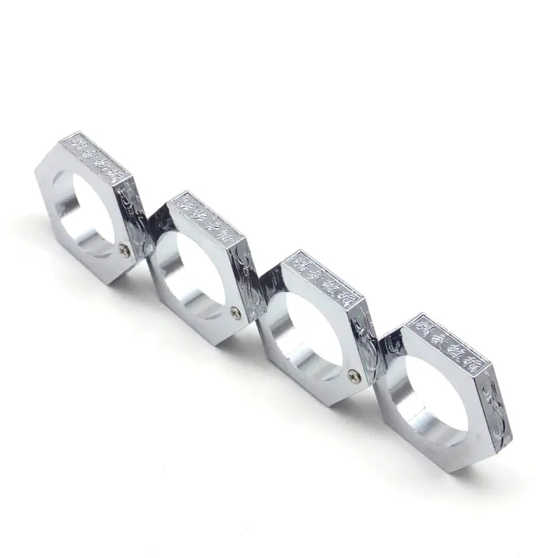 Manopla De Anillos Exagonales