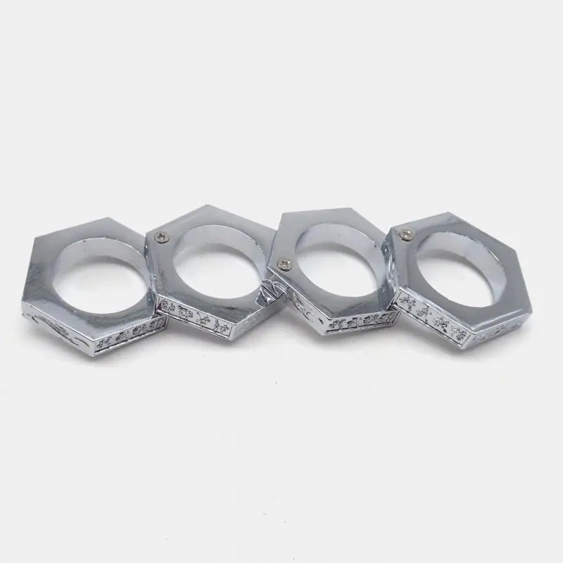 Manopla De Anillos Exagonales
