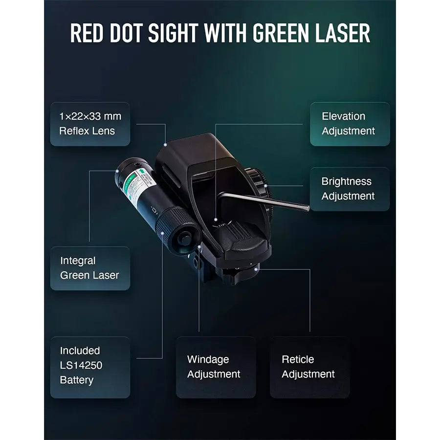 Mira Holografica Laser Verde OS0542