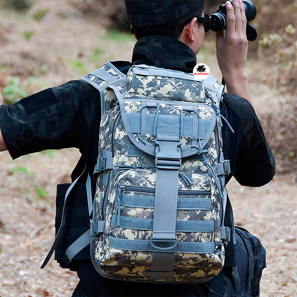 Morral Táctico Casco Solapa 50 Litros