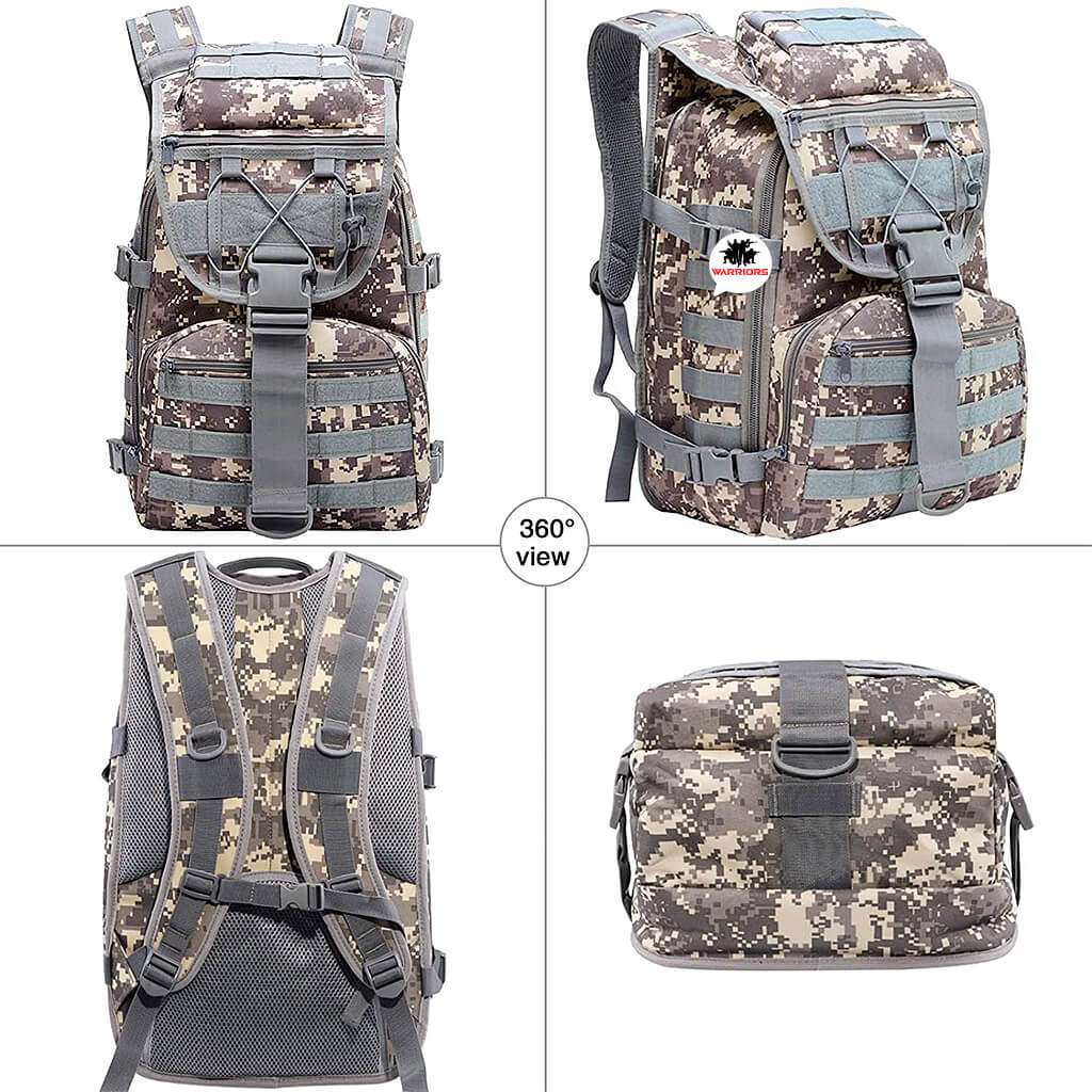 Morral Táctico Casco Solapa 50 Litros