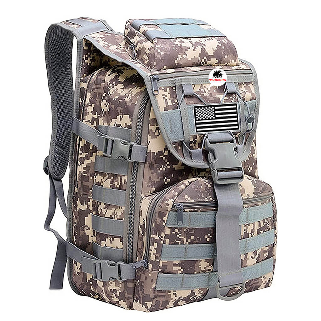 Morral Táctico Casco Solapa 50 Litros