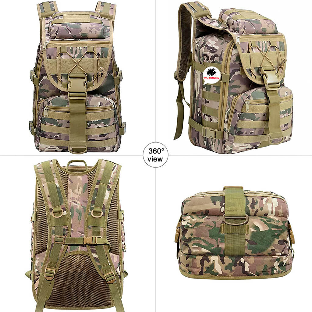 Morral Táctico Casco Solapa 50 Litros