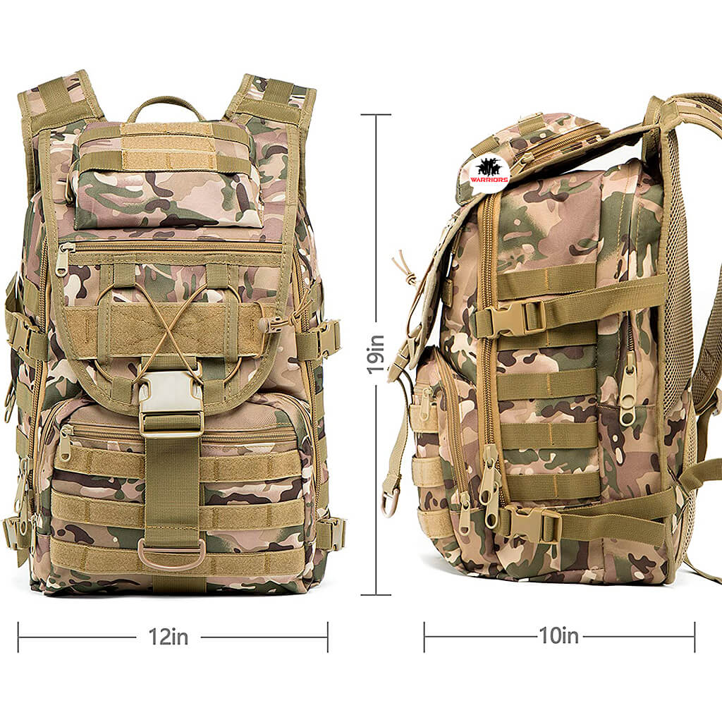 Morral Táctico Casco Solapa 50 Litros