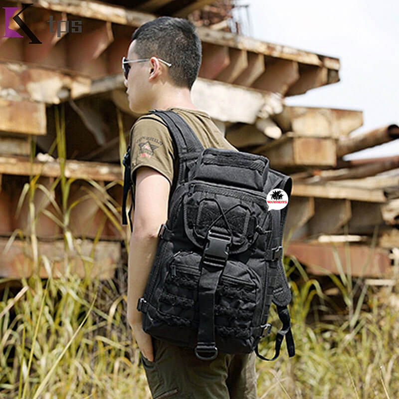 Morral Táctico Casco Solapa 50 Litros
