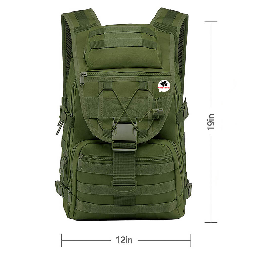 Morral Táctico Casco Solapa 50 Litros
