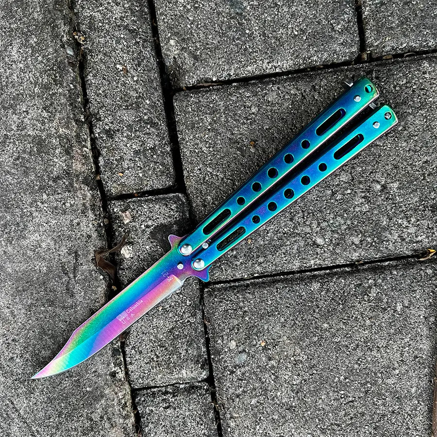 Navaja Mariposa Tornasol K21