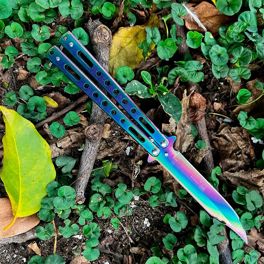 Navaja Mariposa Tornasol K21