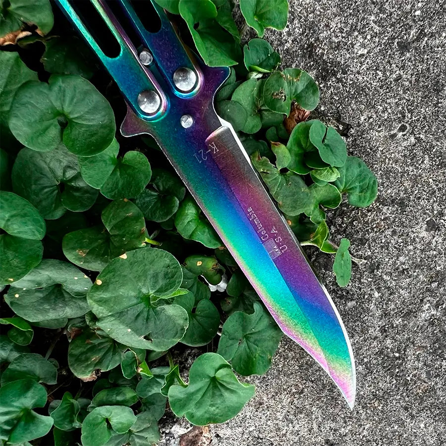 Navaja Mariposa Tornasol K21