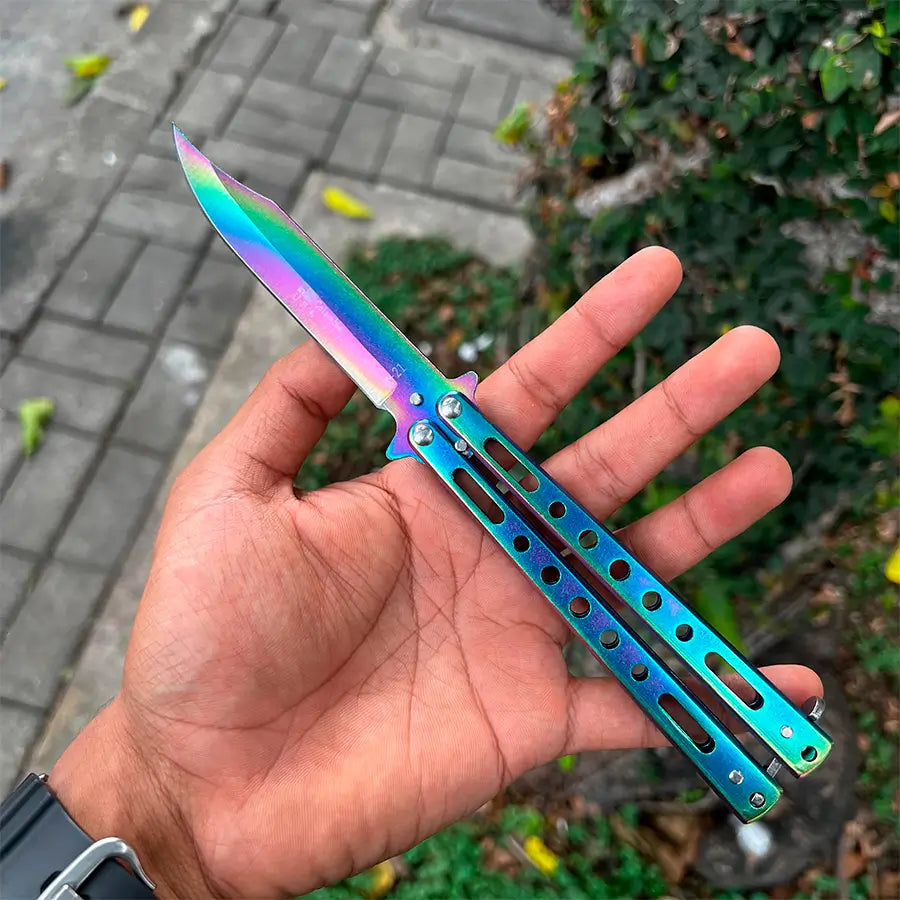 Navaja Mariposa Tornasol K21