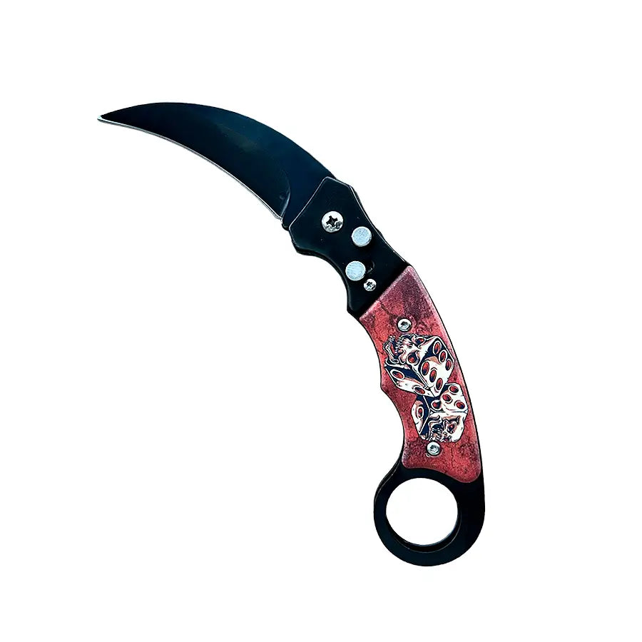 Navaja Automatica Karambit Dados AK7080