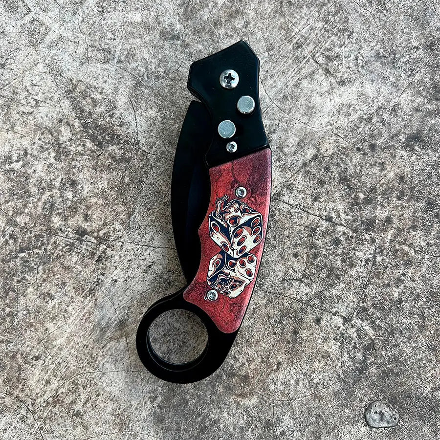 Navaja Automatica Karambit Dados AK7080