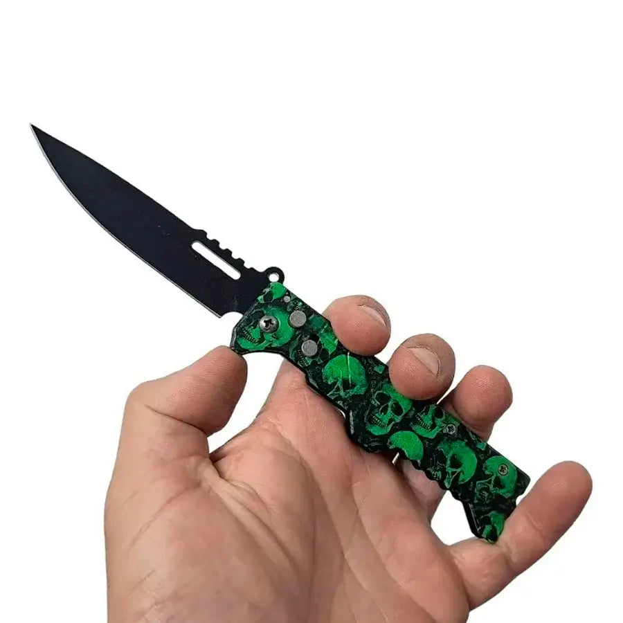 Navaja Calaveras Verde