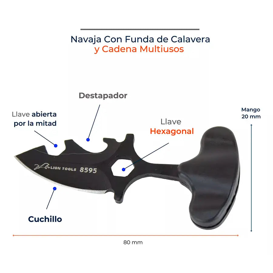 Navaja Flecha Calavera 321-7