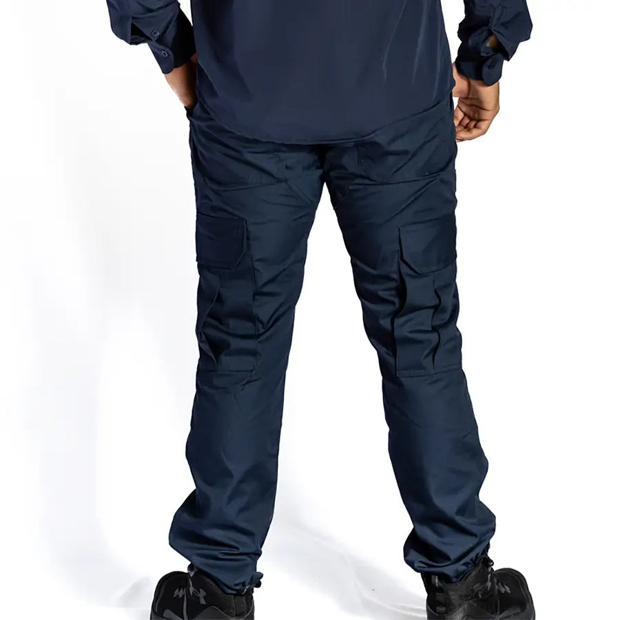 Pantalón Táctico Cargo 8 Bolsillos Azul