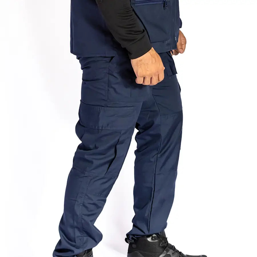 Pantalón Táctico Cargo 8 Bolsillos Azul