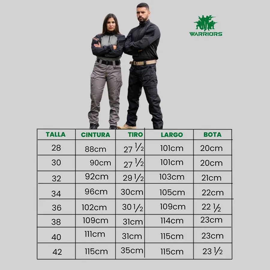 Pantalón Táctico Cargo 8 Bolsillos Verde