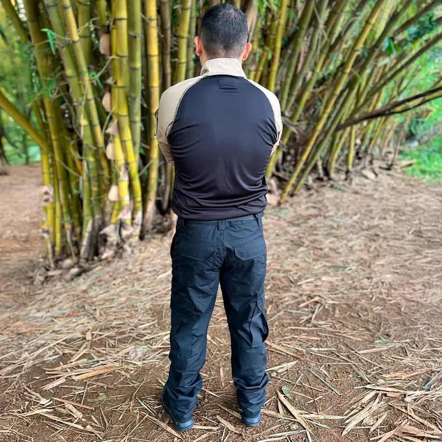 Pantalón Táctico Cargo 8 bolsillos Negro