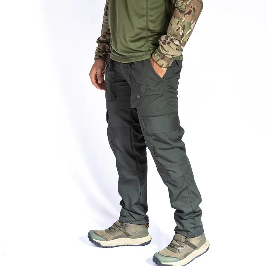 Pantalón Táctico Cargo 8 Bolsillos Verde