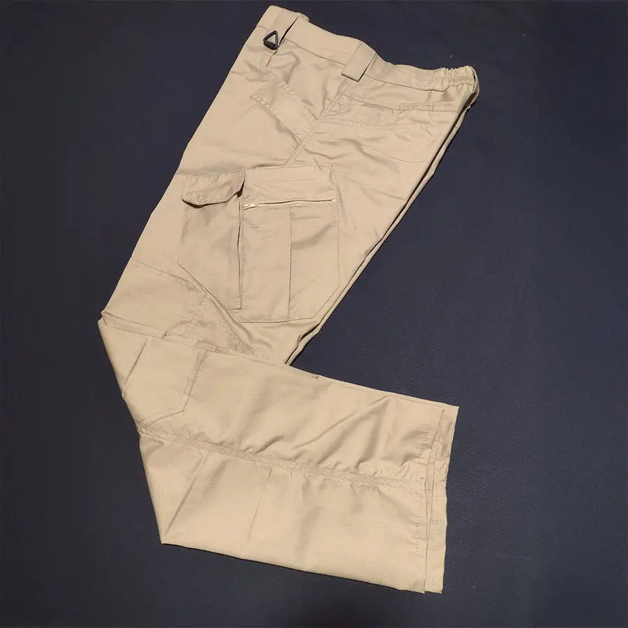 Pantalon Tactico Cargo 10 Bolsillos Beige