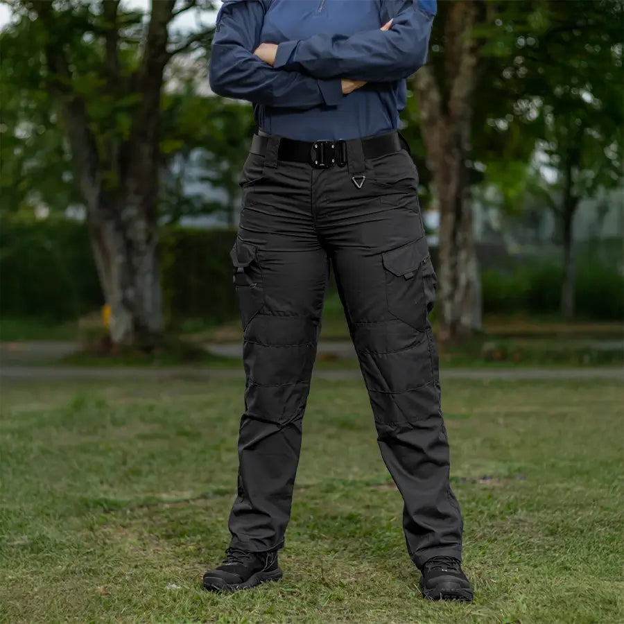 Pantalon Tactico Cargo 10 Bolsillos Negro